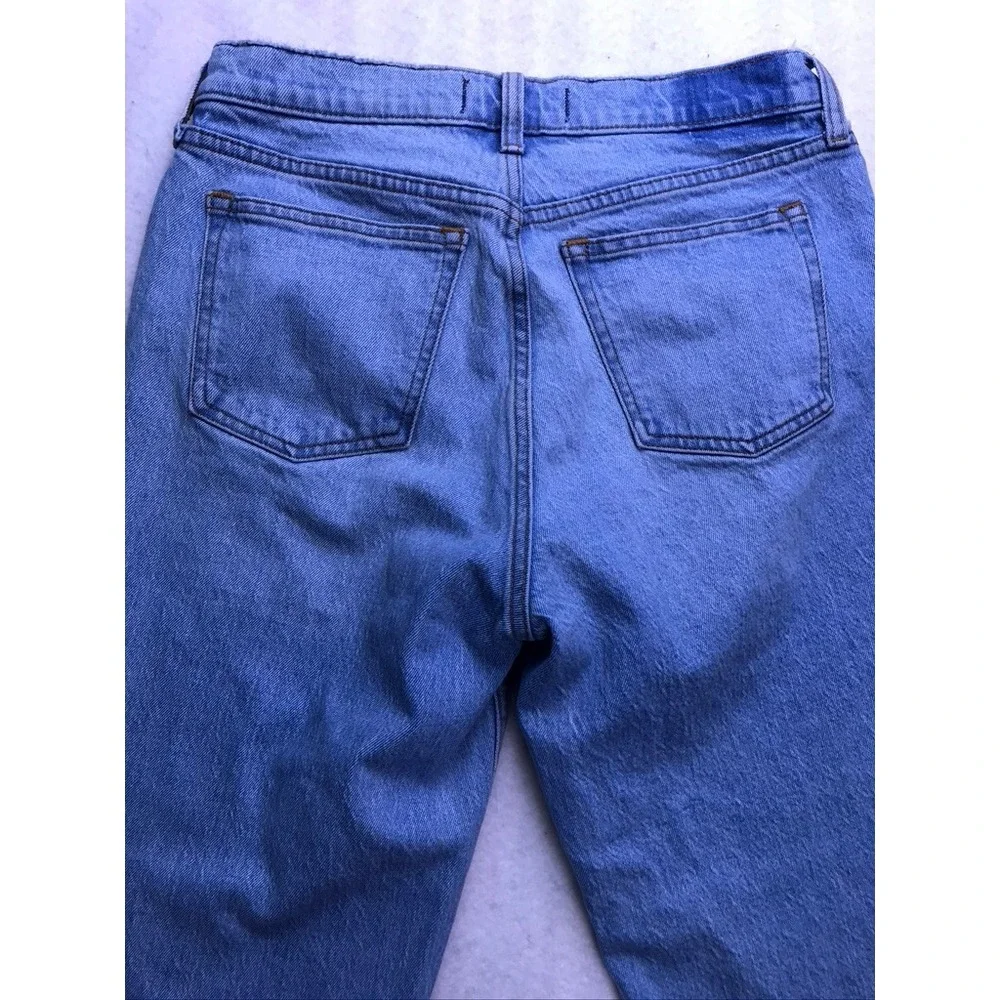 Abercrombie & Fitch‎ 90s Straight Jeans Womens 27/4S Light wash Curve Love